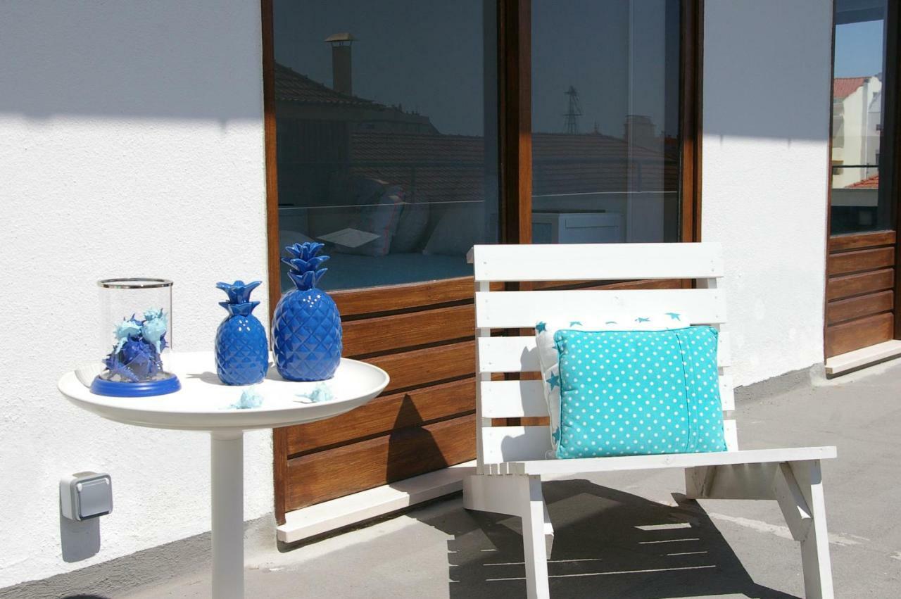 Blue Apartment Parede Beach House Экстерьер фото